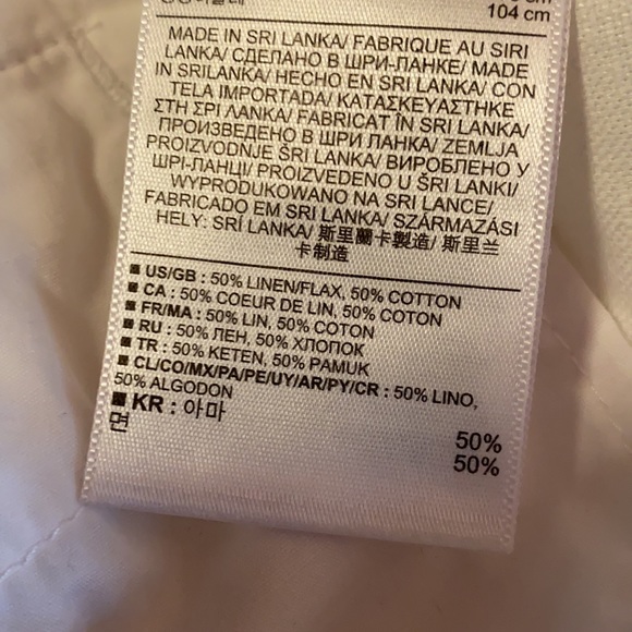 NWT Gap linen Cotten blend khaki style pants w12 - Picture 8 of 9